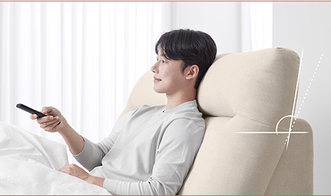 원하는 취향과 라이프 스타일에 따라 내 마음대로 조절하는 리클라이너 헤드 이미지