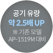 서클 디자인으로 완성된 에어 다이나믹스 이미지